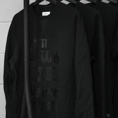 Black Essential Crewneck Sweatshirt