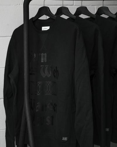 Black Essential Crewneck Sweatshirt