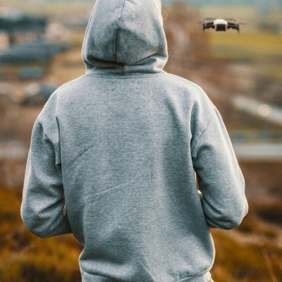 Heather Grey Pullover Hoodie