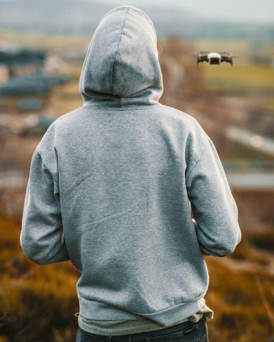 Heather Grey Pullover Hoodie