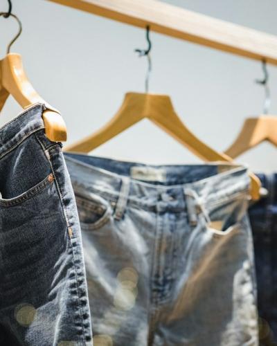 Vintage Wash Denim Jeans