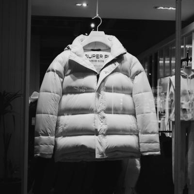 White Quilted Puffer Jacket