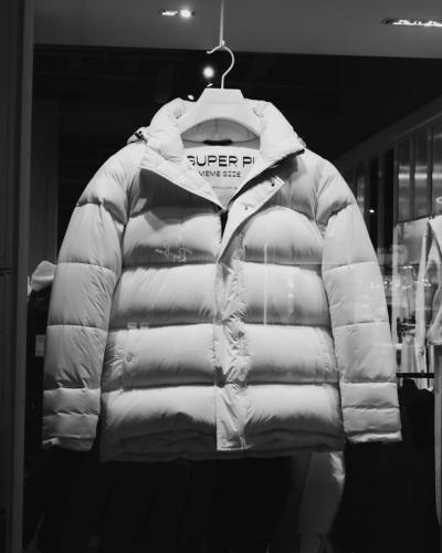 White Quilted Puffer Jacket